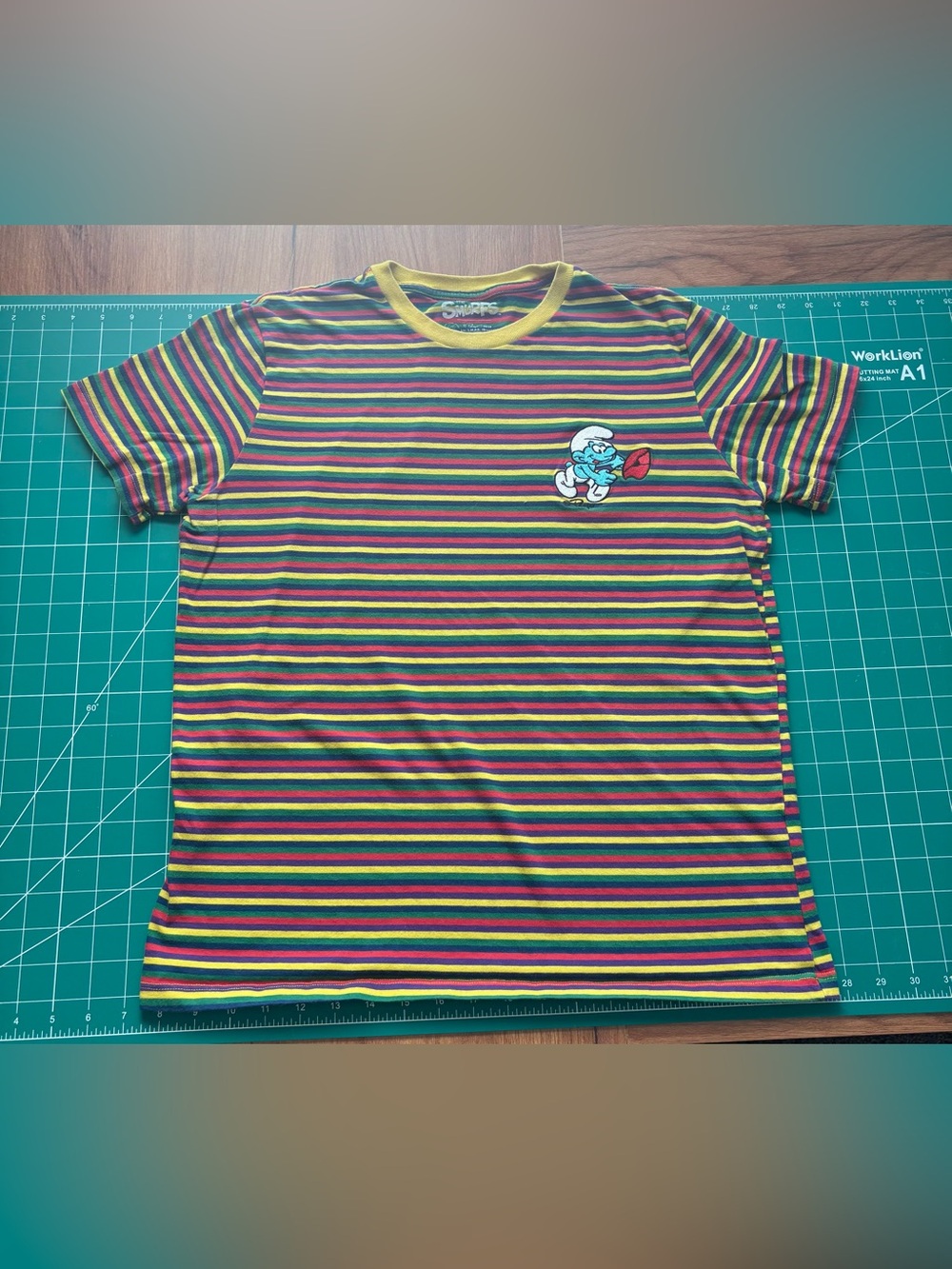 Rainbow Striped Smurfs T-Shirt